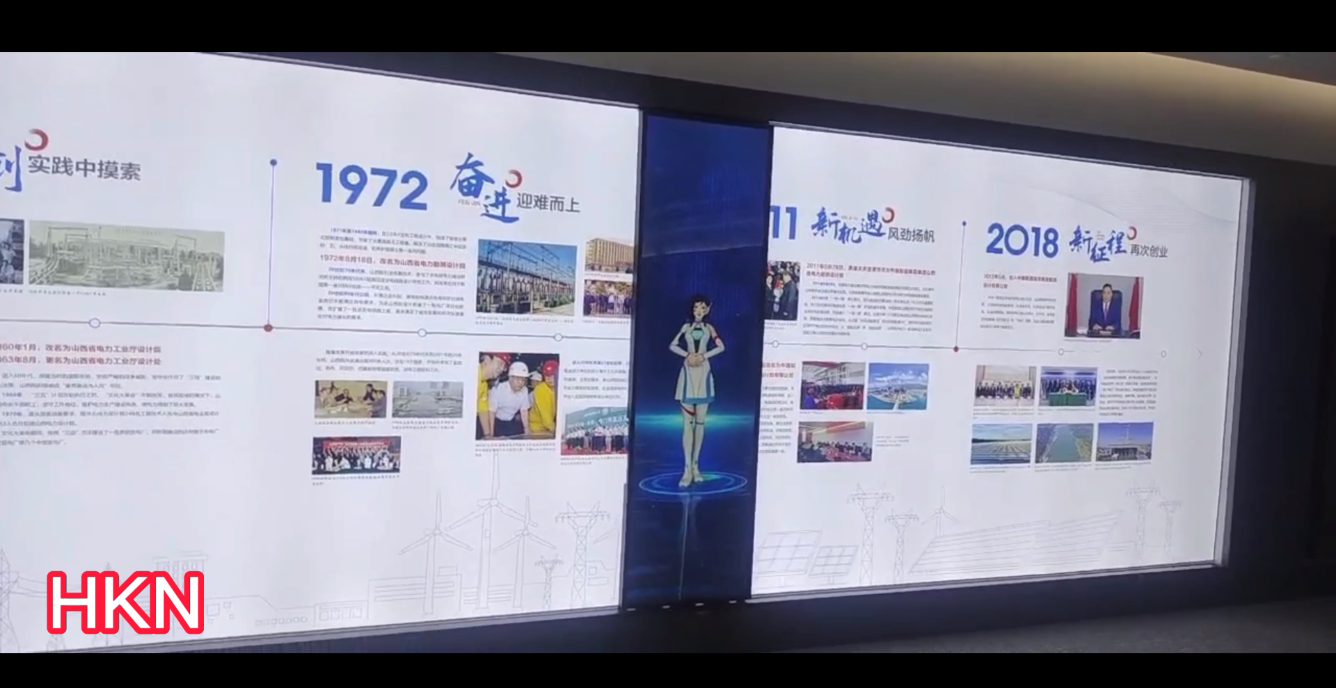 太原電力勘測院展廳設備展示